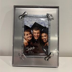 NEW silver Graduation Photo Frame
